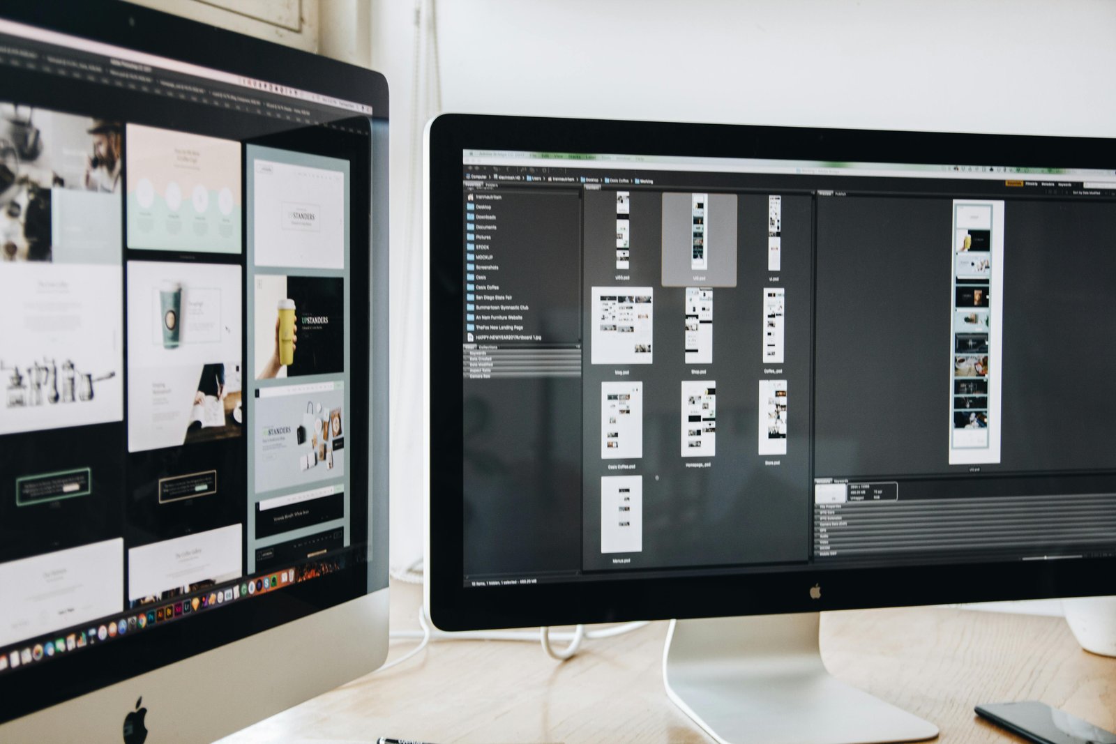 Custom website development for  and UK clients – responsive design and coding